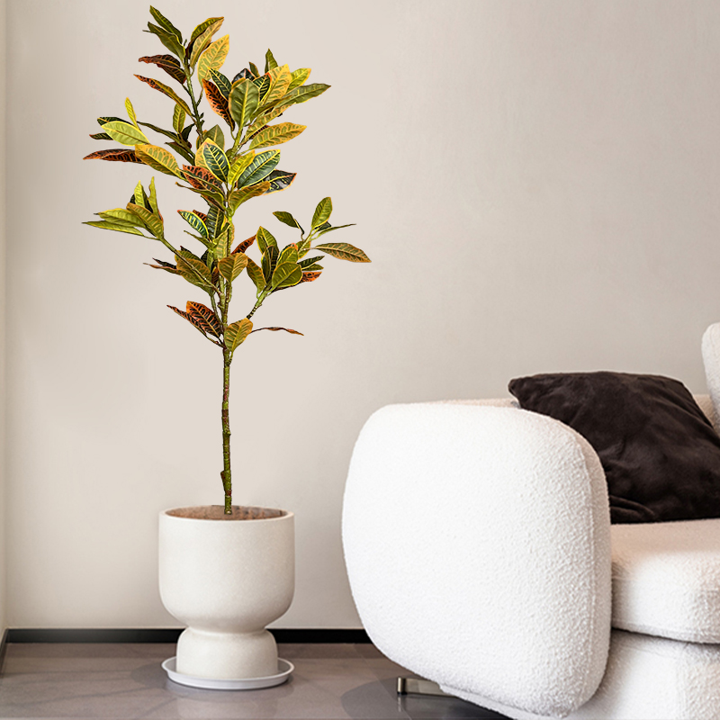 120cm Large Fake Ficus Tree Ar - Rubber Plant Ficus ulasan dan harga