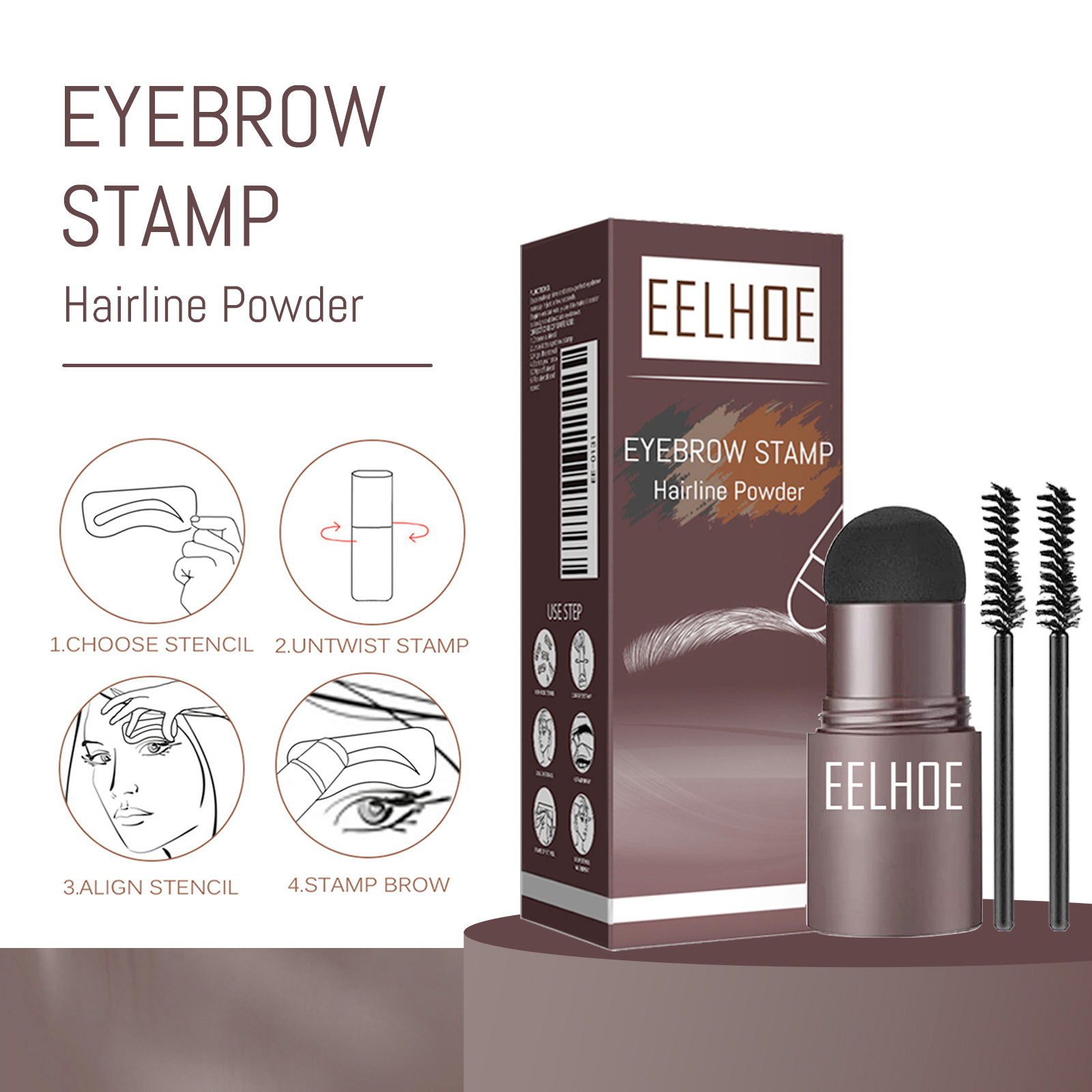 Eelhoe Eyebrow Stamp Shaping E - Plant Parent Kit ulasan dan harga
