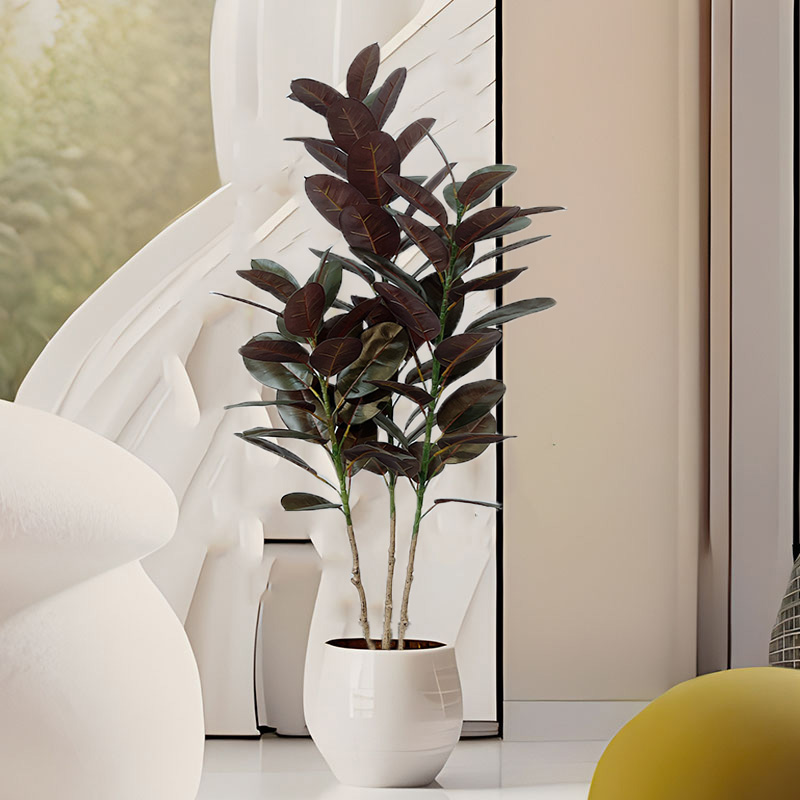 13-70in Large Ficus Tree Artif - Rubber Plant Ficus ulasan dan harga