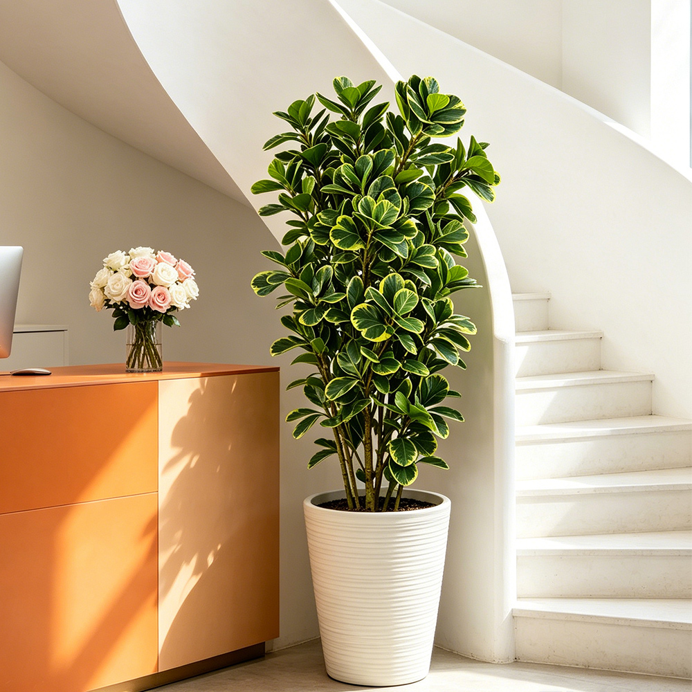 76cm/115cm Artificial Ficus Tr - Rubber Plant Ficus ulasan dan harga